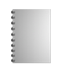 Broschüre mit Metall-Spiralbindung, Endformat DIN A5, 128-seitig