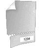 Eintrittskarte DIN A7 perforiert & 1 x nummeriert 4/4 farbig + Sonderfarbe Silber