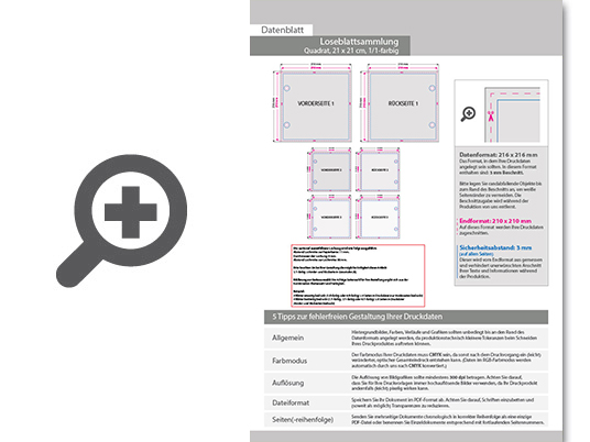 Product Bild loseblattsammlung_21_0_cm_x_21_0_cm__36_bl__tter_pro_sammlung__vorne_und_hinten_schwarz_(1_1)