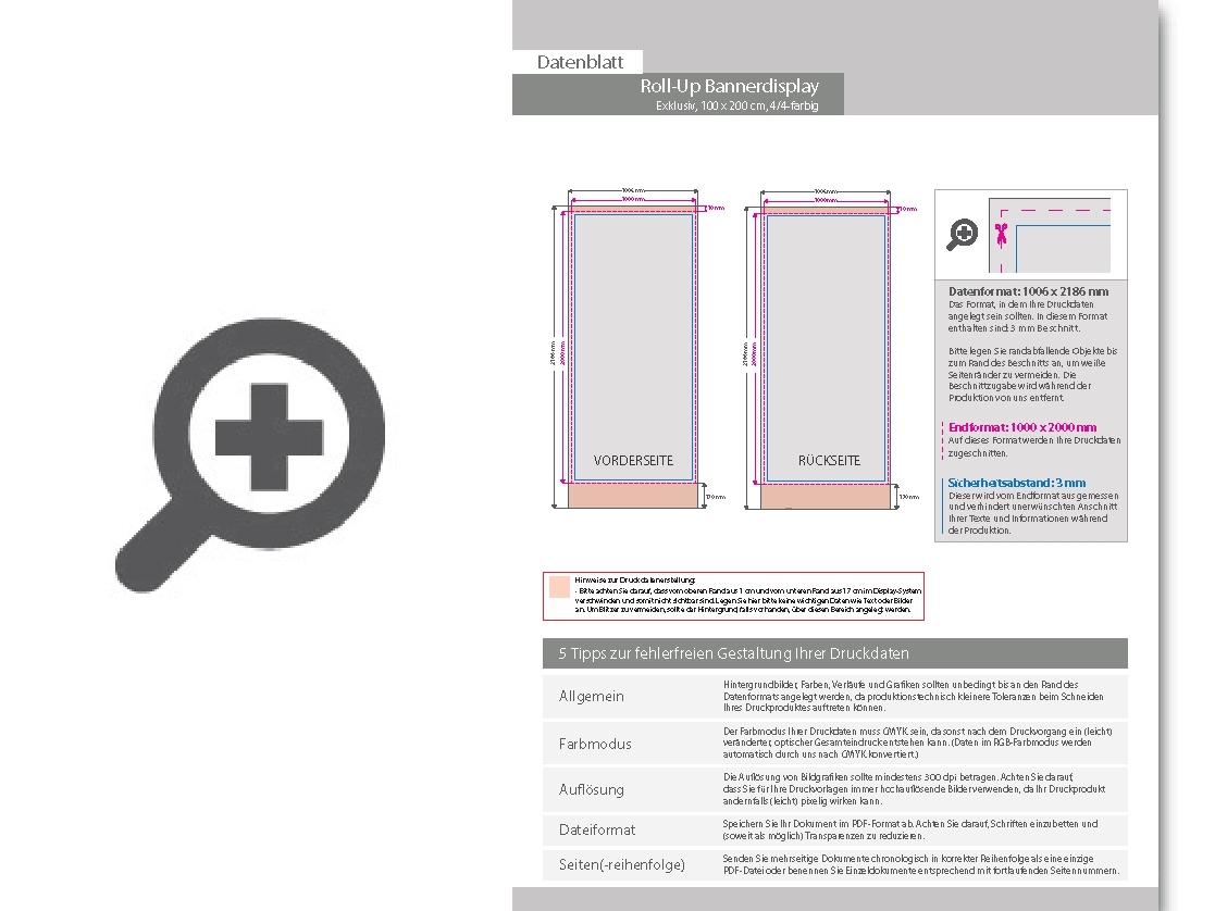 Product Bild zweiseitiges_exklusiv_roll-up_bannerdisplay_100_cm_x_200_cm__inklusive_druck_und_versand
