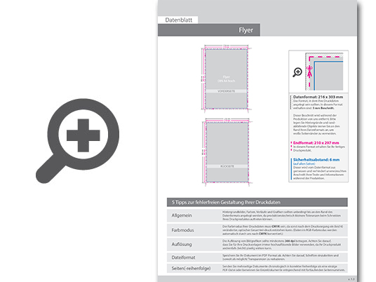 Product Bild flyer_din_a4_(21_0_cm_x_29_7_cm)__beidseitig_bedruckt_(4_4_farbig_+_1_sonderfarbe_hks)