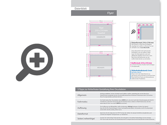 Product Bild flyer_quadrat_21_0_cm_x_21_0_cm__beidseitig_bedruckt_(4_4_farbig_+_2_sonderfarben_hks)