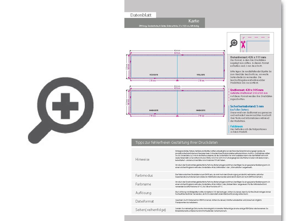 Product Bild hochzeitskarte_din_lang_quer_4-seiter_4_4_farbig_+_sonderfarbe_gold